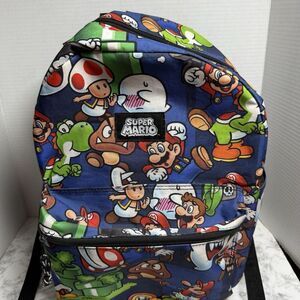 Super Mario Backpack Book Bag Nintendo Game Design 2019 Used Once
